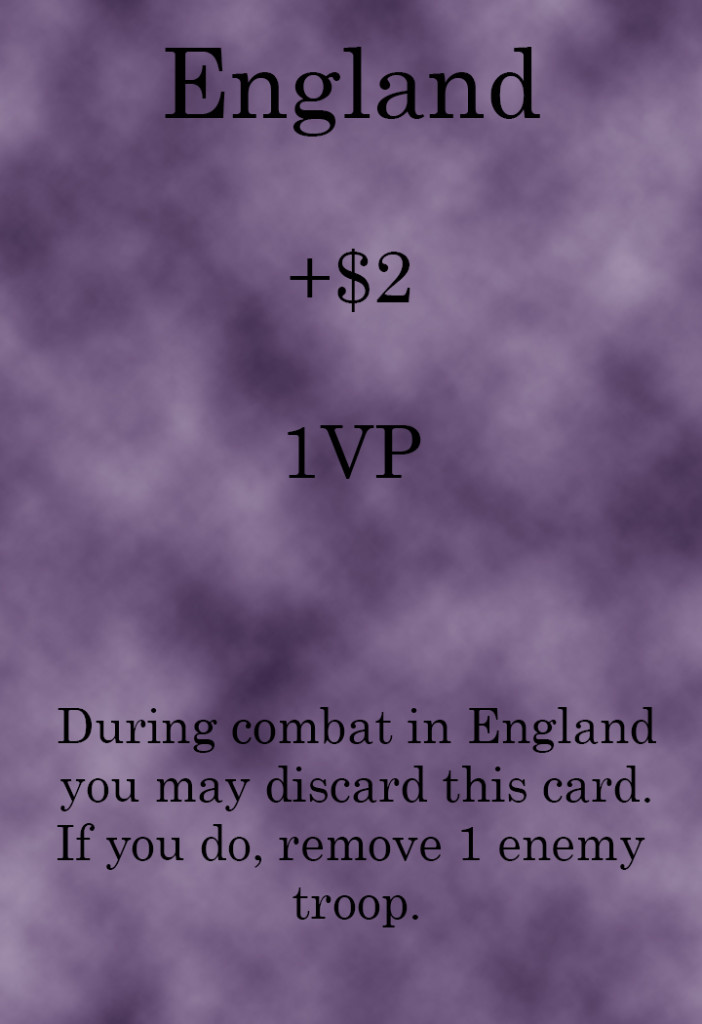 England Region Card